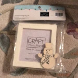 New in original packaging make it Christmas craft photo frame time to decorate